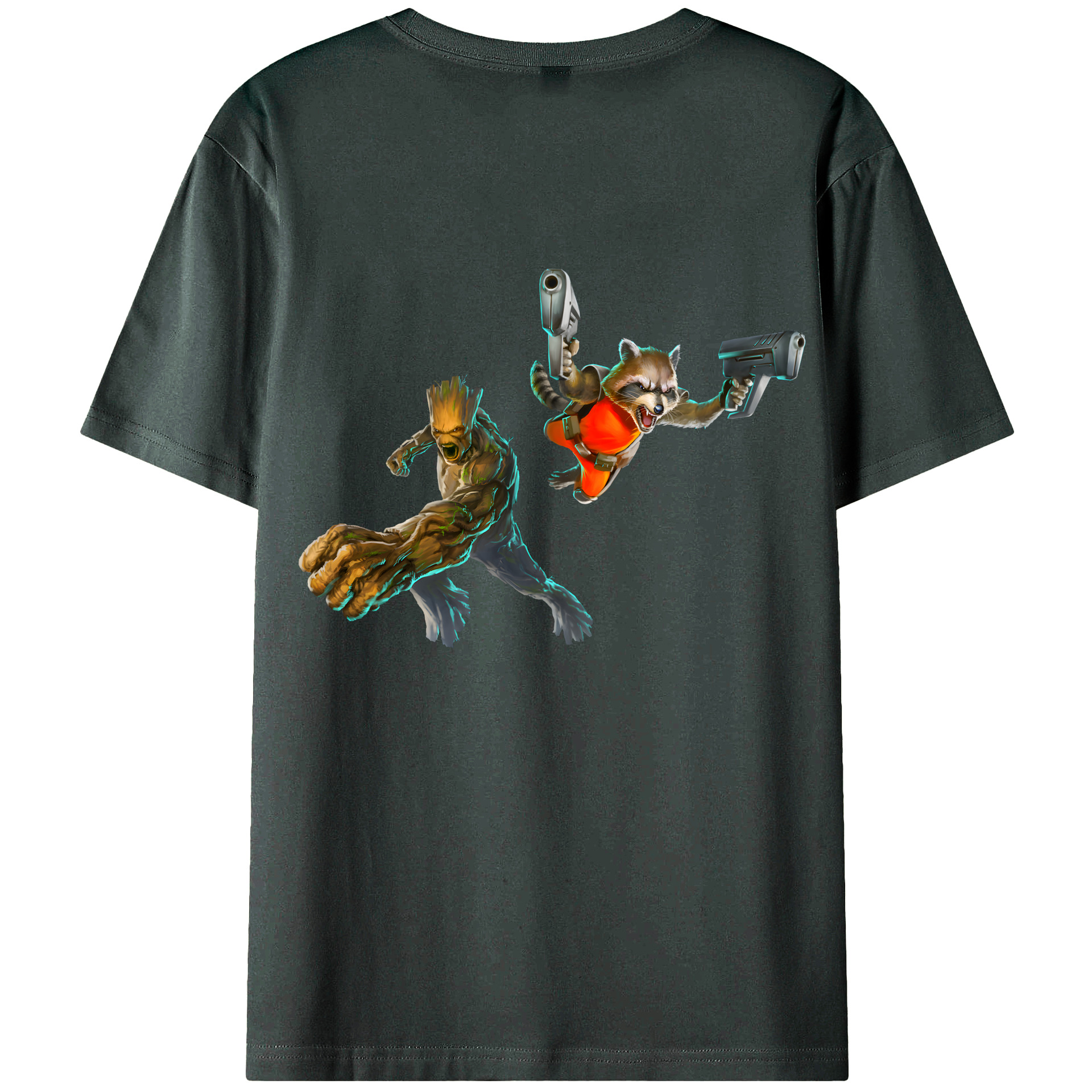 （画像用） アベンジャーズ The Avengers 綿100％ メンズ半袖Tシャツ（バックプリント） 通気性
